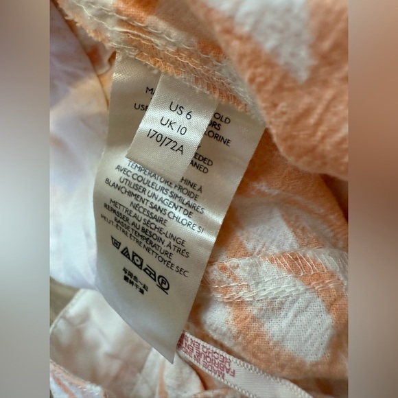 Free People Love So Right Wide-leg Cotton Pants Size 6 - Picture 7 of 11